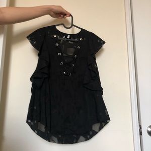 IRO villa 16W women top lace up